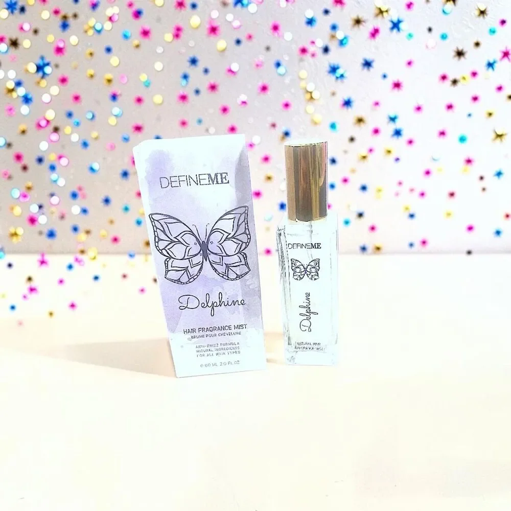 Defineme Fragrance Delphine Anti-Frizz Hair Fragrance Mist New In Box 2 fl Oz